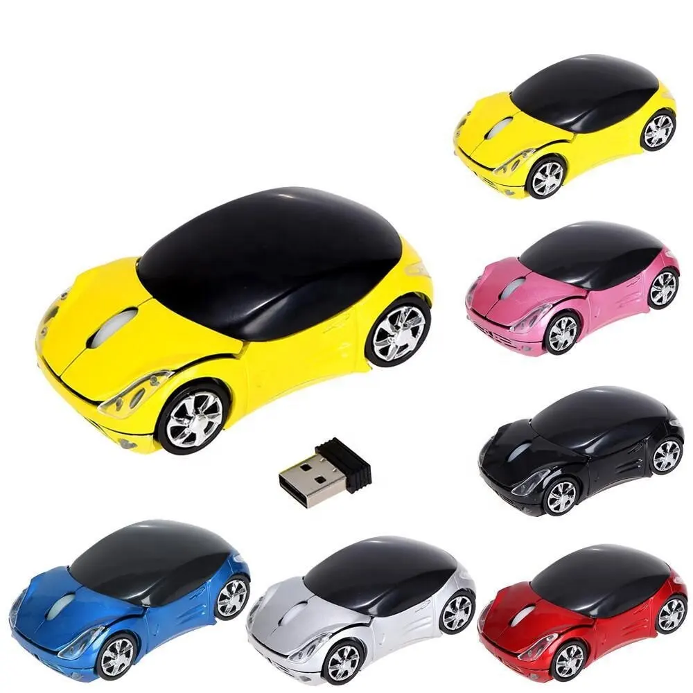 mini optical Multi Colors 2.4Ghz Wireless Car Mouse Computer Mouse