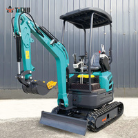 Mini-excavatrice personnalisée en usine, 0,8 tonne, 1,2 tonne, 1,5 tonne, machine compacte pour les applications de construction à l'étranger