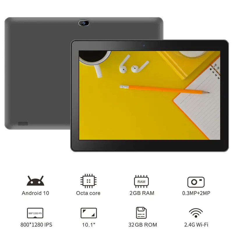 10.1 Inch screen Tablet Pc 2+32GB designed for entertainment capture beautiful moments enjoy your leisure time