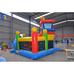 Patte commerciale chien patrouilles maison gonflable fête château rebondissant extérieur gonflable bambin videur bascule toboggan avec <span class=keywords><strong>piscine</strong></span> à balles - Product Image 3