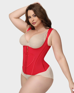 Gilet sculptant double couche pour femme, Fajas colombiennes, gaine amincissante, contrôle du ventre, 17 baleines en acier - Product Image 3