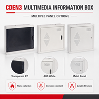 Boîtier de distribution de fibre optique mural FTTH, armoire multimédia pour le câblage de communication réseau domestique