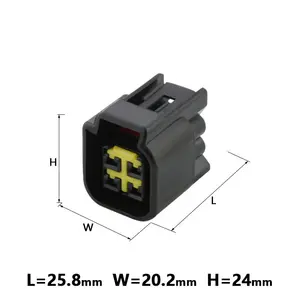 Conector lectrical ALE hembra para coche, conector utomotivo de DJ70420-2.3-10-21 a prueba de agua