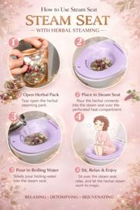 Asiento de Vapor Yoni Detox de Alta Calidad al por Mayor, Silicona de Grado Médico, Ecológico, Seguro, Portátil, Spa en Casa, Salud <span class=keywords><strong>Vaginal</strong></span> - Product Image 4