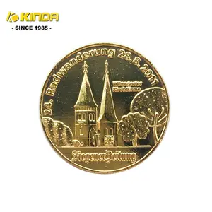 Custom Free Design Coin Maker Fabricação 3D Zinc Alloy Gold Silver Brass Copper Metal Challenge Moeda personalizada