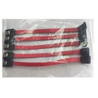 Kabel Data PVC SATA 3.0 III 7pin ke 7P Sudut Kanan 6Gbs untuk SSD HDD Desktop, Tersedia Stok