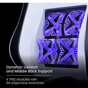 เก้าอี้เกมมิ่งพรีเมียม OEM ปี 2026 เก้าอี้คอมพิวเตอร์พนักพิงสูง ที่วางแขน 4D โฟมขึ้นรูป ฐานอะลูมิเนียม กลไกแบบกบ ปรับเอนได้ 180 องศา - Product Image 5