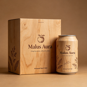 Caja de Cartón Corrugado Plegable con Extremos Impresos, Reciclable y Sostenible, para Envío de Sidra de Manzana, OEM ODM - Product Image 3