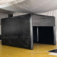 Cage de simulation de golf portable scellée à l'air, directement de l'usine, pour l'entraînement en plein air, tente gonflable pour le golf, à vendre