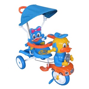 Lindo <span class=keywords><strong>pato</strong></span> niños <span class=keywords><strong>triciclo</strong></span> bicicleta cochecito <span class=keywords><strong>de</strong></span> bebé <span class=keywords><strong>triciclo</strong></span> con dosel - Product Image 1