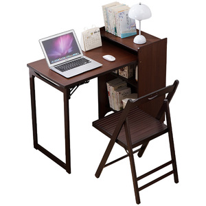 Multifunctional folding table for home use, children's study <b>desk</b>, student <b>desk</b>, computer <b>desk</b>, bedroom, living room storage, - Product Image 5