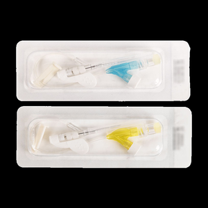 สายสวนเข้าหลอดเลือดดำแบบใช้แล้วทิ้งขนาด 24G  สายสวนปลอดเชื้อสำหรับการใส่เข้าหลอดเลือดดำ ใช้สำหรับสัตวแพทย์ - Product Image 1