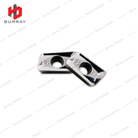 Plaquettes de fraisage CNC en carbure de tungstène APKT160408, outils de coupe indexables pour l'aluminium