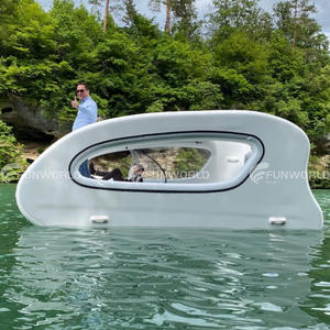 Заводская цена воды для отдыха электрическая лодка надувной плавучий дом для озера и моря - Product Image 2