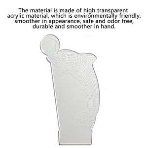 Fullwill Tùy Chỉnh Hình Ảnh Sáng Tạo 3D Illusion Anime Lamparas <span class=keywords><strong>Acrylic</strong></span> Bảng Bàn LED Đèn Trẻ Em Phòng Trang Trí Nội Thất Ánh Sáng Ban Đêm Đồng Hồ Báo Thức - Product Image 4