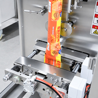 Poederverpakkingsmachine voor zeep, melk, specerijen, fruit, koffie; verticale vorm-vul-sealmachine met schroefvuller voor stickverpakkingen.