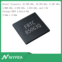 FRTC85063Q RTC IC Pasokan Langsung Pabrik Harga Grosir Pengiriman Cepat Jam Waktu Nyata 32.768kHz I2C Daya Ultra Rendah TDFN