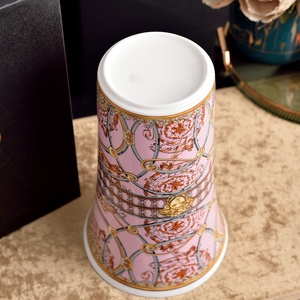 Jarrón de Cerámica Decorativo de Lujo Europeo, Decoraciones para el Hogar, Jarrón de Porcelana Retro para Arreglos Florales Grandes - Product Image 6