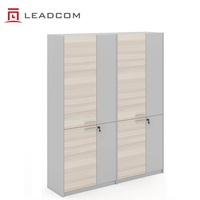 LEADCOM Série G-FN193 – Armoire de rangement modulaire haute personnalisée pour bureau, classeur en bois avec serrure, pour projets commerciaux et commandes en gros