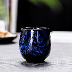 แก้วน้ำชาเซรามิกแบบใช้ซ้ำได้ ขนาด 150 มล. สไตล์จีนกังฟู ผลิตจากเซรามิกเปลี่ยนสีจากเตาเผา สำหรับใช้ในบ้าน แบบญี่ปุ่น ขายส่ง - Product Image 6