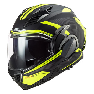 Casco Modulare Ls2 Ff900 Valiant Ii Giallo Nero XS in Policarbonato - Product Image 1