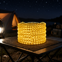 Lampe Suspendue Solaire LED en PVC de Style Marocain, Petite, pour Jardin, Patio, Décoration Extérieure, Étanche, Lumières Suspendues en Forme de Boule