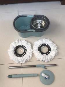 360 г., Волшебная педаль из микрофибры, пластиковый материал, Волшебная швабра с ведром - Product Image 2