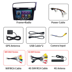 10 pouces Android voiture écran Gps système caméra de recul <span class=keywords><strong>Apple</strong></span> <span class=keywords><strong>Carplay</strong></span> Autoradio lecteur multimédia pour VW <span class=keywords><strong>Golf</strong></span> 7 RHD 2014 ~ 2018 - Product Image 2