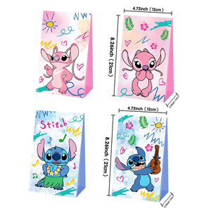 Bolsas de Papel con Diseño de Lilo y Stitch, Bolsas de Regalo, Bolsas para Dulces, para Fiestas de Cumpleaños Infantiles, Venta al Por Mayor - Product Image 6