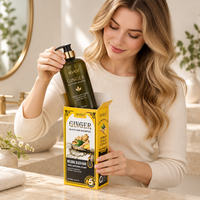 Boîte d'emballage de bouteille de shampoing pour soins capillaires en carton recyclable écologique imprimé sur mesure, boîtes cadeaux en papier cosmétique de luxe