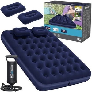 <span class=keywords><strong>Bestway</strong></span> 67374 Colchón Inflable Flocado Coody <span class=keywords><strong>de</strong></span> 80" x 60" x 8.5" Tamaño Queen con Almohadas para Camping - Product Image 1