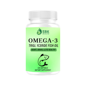 Cápsulas blandas de Omega 3 de alta calidad, aceite de pescado con trigliceridos, apoyo para la salud del corazón, apoyo para la salud del cerebro, apoya la movilidad articular - Product Image 1