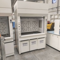 Hotte de laboratoire professionnelle tout acier pour l'évacuation des gaz chimiques, idéale pour les universités et les laboratoires de recherche