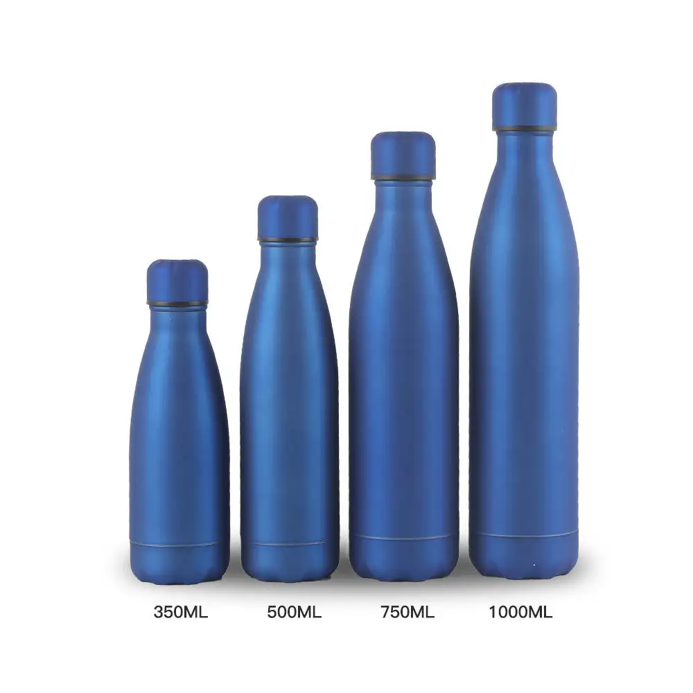 Topnovo Logo personnalisé écologique en vrac 500ml Double paroi en forme de Cola bouteille d'eau