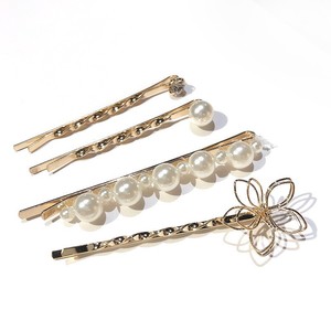 BELLEWORLD-Pinzas para el pelo de perlas coreanas para mujer y niña, accesorios románticos para el pelo de cristal para boda - Product Image 4