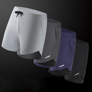 Jogger da corsa da uomo a doppio strato eleganti sport estivi traspiranti ad asciugatura rapida <span class=keywords><strong>con</strong></span> tasca sul retro pantaloncini Athleisure - Product Image 4