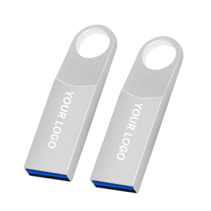 Custom Logo Metal Pendrive 2.0 4GB to 64GB Capacity Mini USB Flash Drive for Promotions