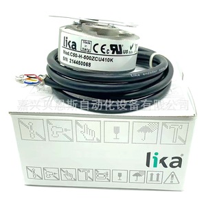 ตัวเข้ารหัสแบบเพิ่มค่าคู่หนึ่ง Lika รุ่น C50-H-500ZCU410K ขนาด 50 มม. อุปกรณ์ระบบอัตโนมัติทางอุตสาหกรรม - Product Image 1