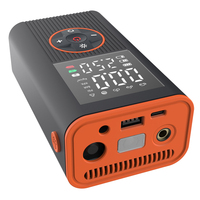 Tragbarer Kabelloser Aufladbarer Elektrischer Mini Digitaler Drahtloser Auto-Reifenfüller Notfallbeleuchtung Schnelles Aufpumpen Powerbank Kunststoff