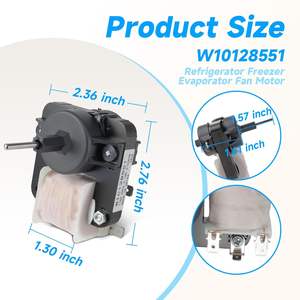 Moteur de ventilateur d'évaporateur de <span class=keywords><strong>réfrigérateur</strong></span> congélateur W10128551 220V pour <span class=keywords><strong>Amana</strong></span> Crosley Maytag KitchenAid - Product Image 2