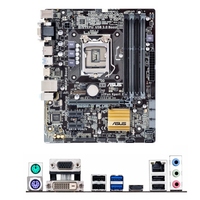 Carte mère pour ordinateur de bureau ASUS B85M-G/E/G PLUS, 4e génération I7 I5 I3 LGA1150, mémoire DDR3, double canal, disque dur SATA