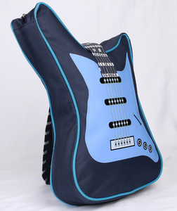 Borsa per chitarra elettrica per chitarristi zaino DEDO per studenti di musica in pelle sintetica per uso quotidiano - Product Image 1