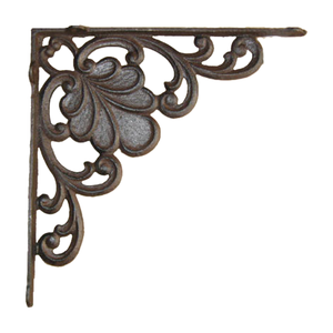 アンティークスタイルの棚ブレースウォールブラケット鋳鉄ブラケットチェリーフルーツつるガーデンコーベル - Product Image 5