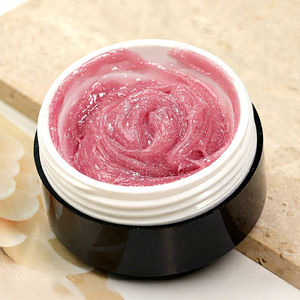 Gel de construction pour ongles en gelée argentée à haute viscosité, sans HEMA ni TPO, couleur nude, gel UV à faible chaleur en pot - Product Image 1