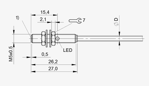 เซ็นเซอร์ตรวจจับวัตถุแบบเหนี่ยวนำ MT-BALLUFF รุ่น BES 516-3005-G-E4-C-PU-05 M12 แบบฝัง PNP NO สำหรับงานอุตสาหกรรม รุ่น BES00H4 - Product Image 3