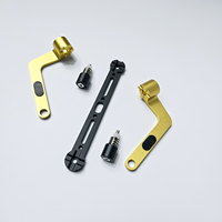 Pièces métalliques CNC personnalisées, accessoires de meubles en forme de poignées de table ou de poignées de porte, offertes par les services de fraisage