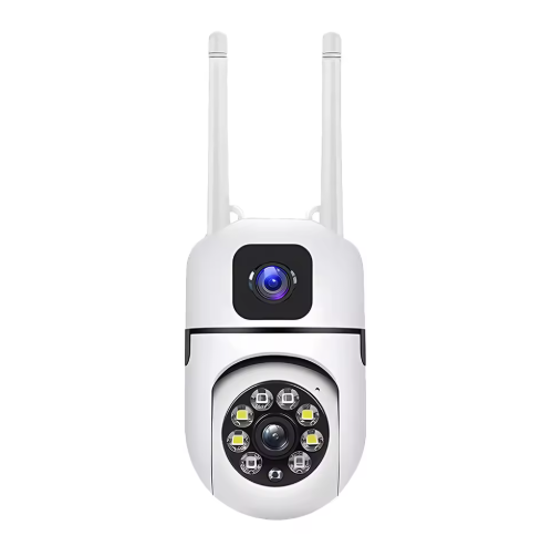 V380 Pro Wifi Camera Outdoor Dual Lens Security Camera Motion Detection Night Vision Full Color Camera