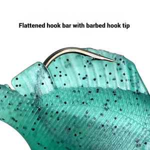 Venta al por mayor de cebos blandos realistas en forma de pez: cabeza de plomo/envuelto en plomo, anzuelo único para pesca en mar y curricán - Product Image 4