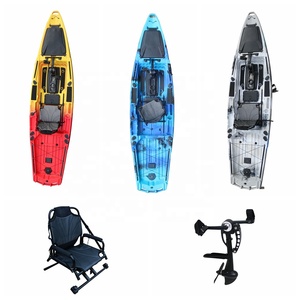 Kayak de pesca con accionamiento a pedal, venta al por mayor, Canoa/Kayak para una sola persona con asiento de estadio para deportes acuáticos Vicking, 13 pies CE Canoa VK - Product Image 5
