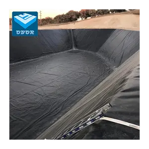 Fast Construction Speed Philippines Fish Farming Pond Liner 0.5 mm 0.75mm 1mm 1.5mm UV Resistance Hdpe Geomembrane